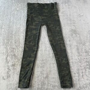 Spanx Leggings Women Size Medium Camo Crop 23" Mid‎ Rise Seamless